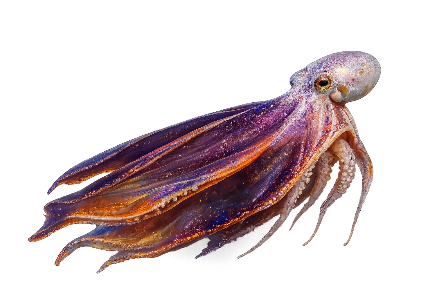 Blanket Octopus animal lesson image on AnimalDex