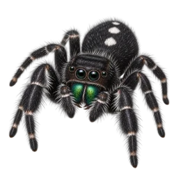 Bold Jumper (Phidippus audax) thumbnail image on AnimalDex