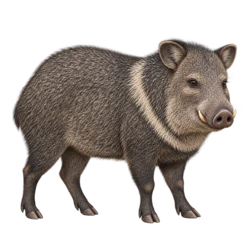 Collared Peccary (Pecari tajacu) thumbnail image on AnimalDex