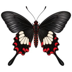 Common Rose (Pachliopta aristolochiae) thumbnail image on AnimalDex