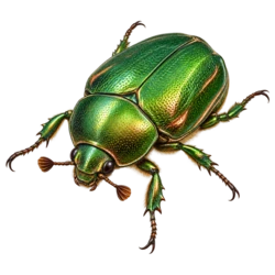 Green Chafer Beetle (Anomala cupripes) thumbnail image on AnimalDex