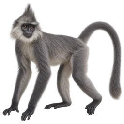 Javan Surili (Presbytis comata) thumbnail image on AnimalDex