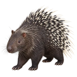 Malayan Porcupine (Hystrix brachyura) thumbnail image on AnimalDex