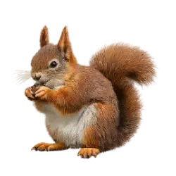 Red Squirrel (Sciurus vulgaris) featured animal image on AnimalDex