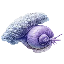 Violet Sea Snail animal lesson image on AnimalDex